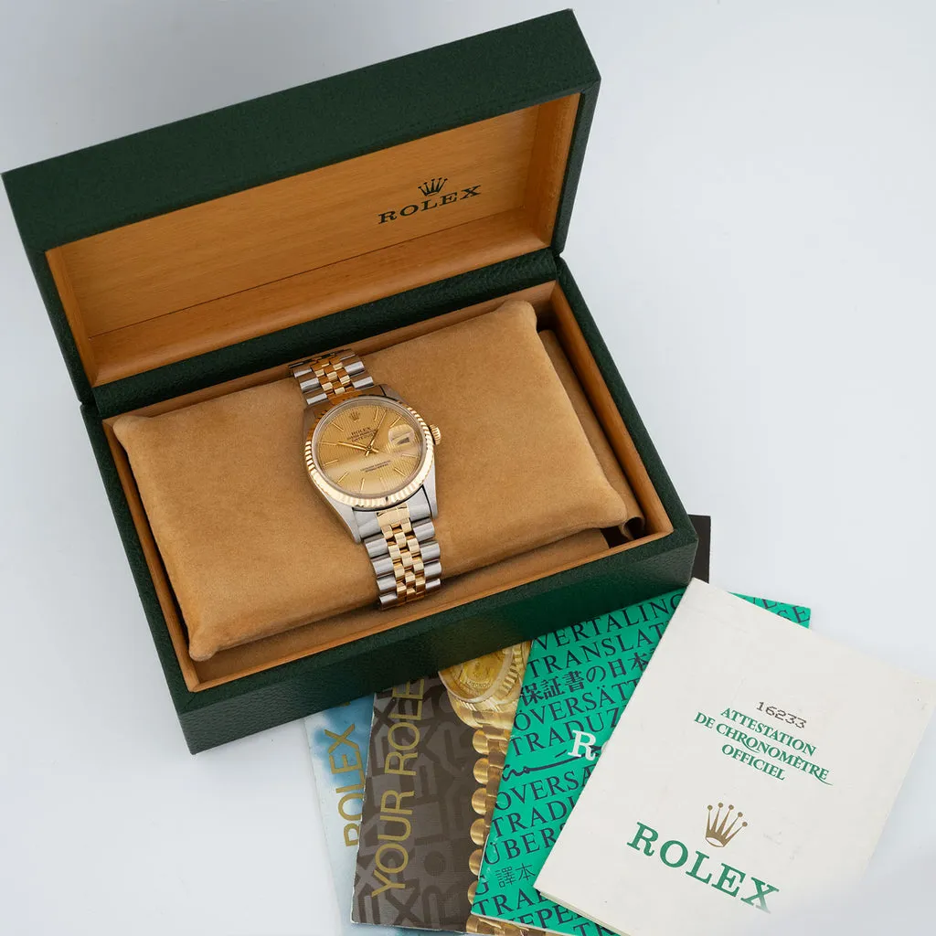 Rolex Datejust 36 16233 36mm Yellow gold and Stainless steel Gold 1