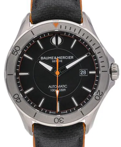 Baume & Mercier Clifton M0A10338 42mm Stainless steel Black