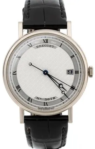 Breguet Classique 5177BB/12/9V6 38mm White gold Silver