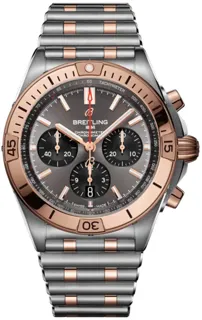 Breitling Chronomat UB0134101B1U1 Stainless steel and Red gold Gray