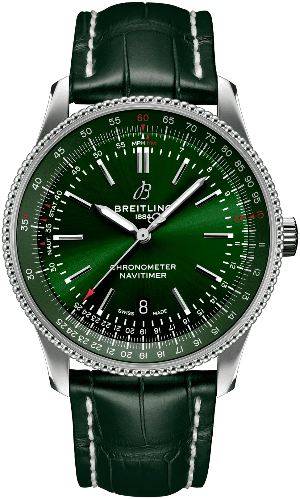 Breitling Navitimer A17326361L1P1 41mm Stainless steel Green