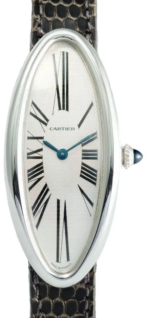 Cartier Baignoire Allongée 2514 47mm White gold Silver