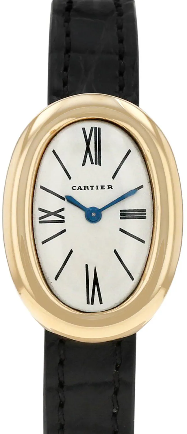 Cartier Baignoire 20mm Yellow gold Cream