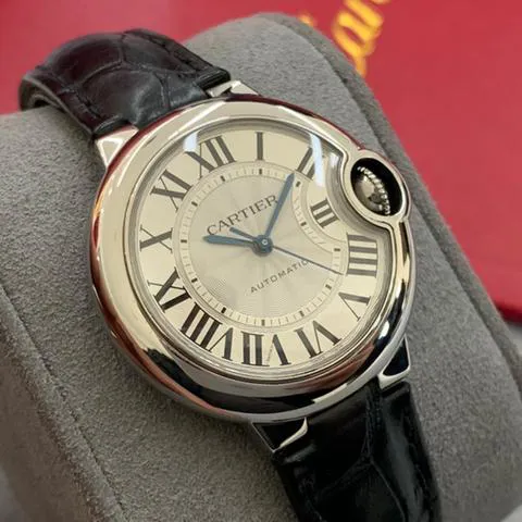 Cartier Ballon Bleu 33mm W6920085 33mm Stainless steel White