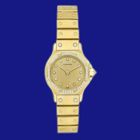 Cartier Santos 0906 25mm Yellow gold Gold 12