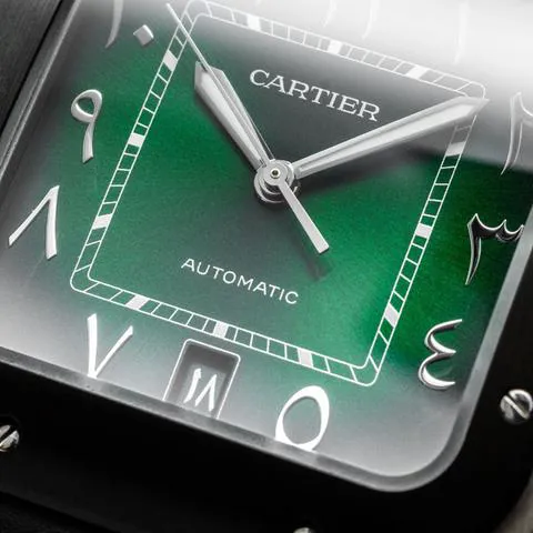 Cartier Santos WSSA0055 Stainless steel Green 2