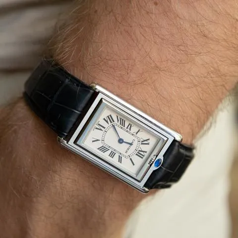 Cartier Tank 2390 25mm Stainless steel Silver 4