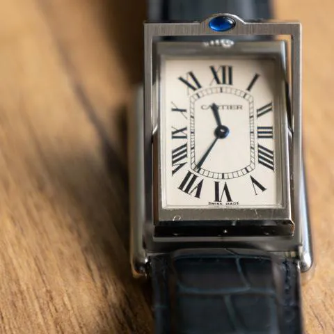 Cartier Tank 2390 25mm Stainless steel Silver 8