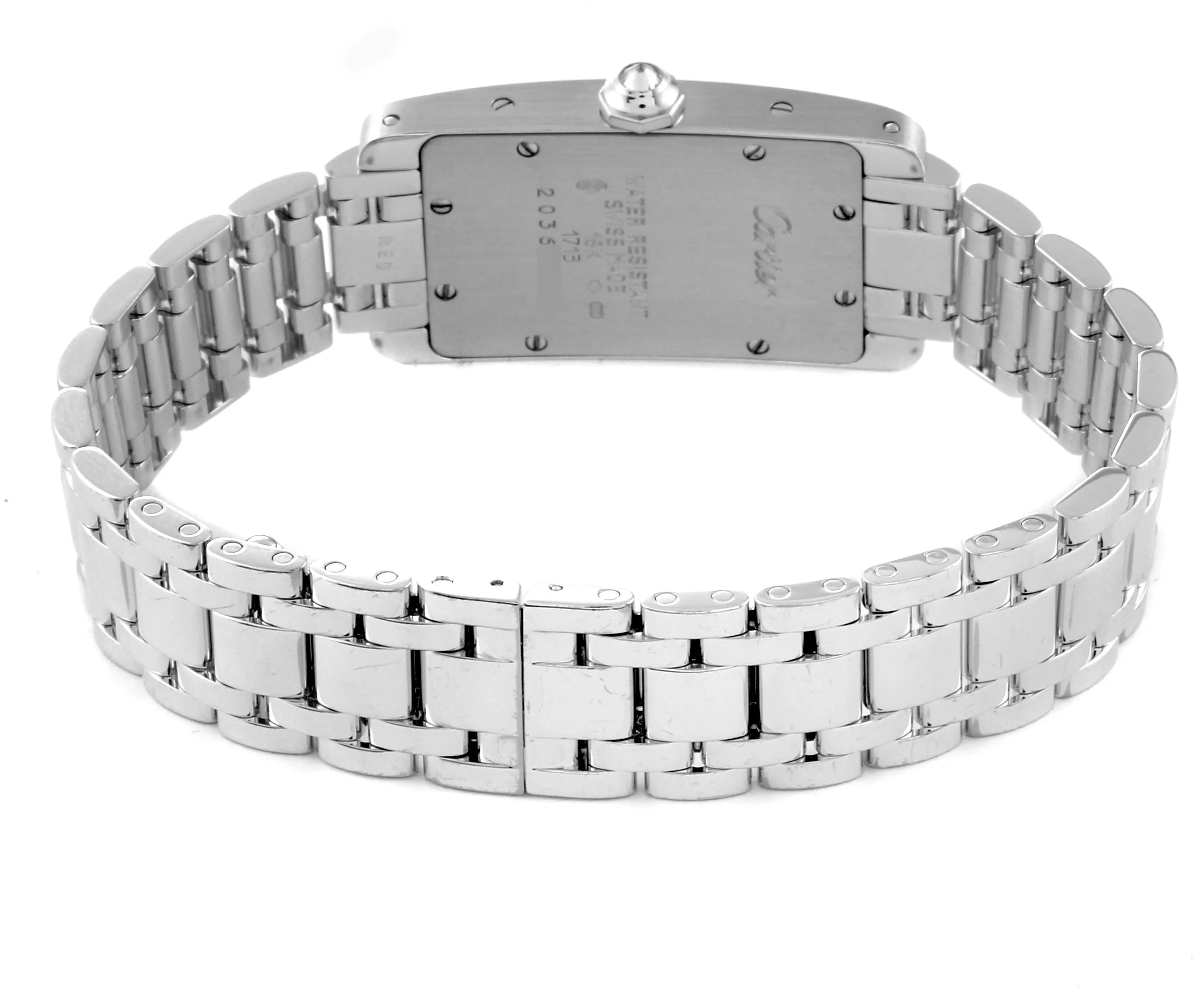 Cartier Tank Américaine WB7018L1 19mm White gold Silver 7