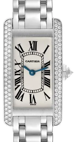 Cartier Tank Américaine WB7018L1 19mm White gold Silver