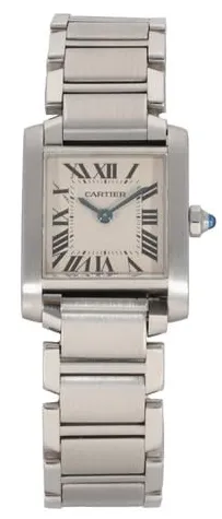 Cartier Tank Française W51008Q3 20mm Stainless steel Champagne