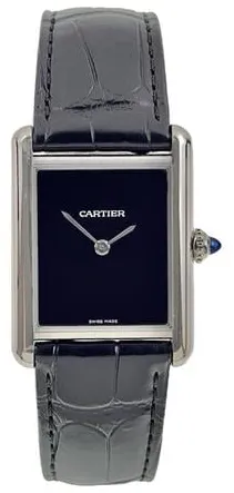 Cartier Tank WSTA0072 33.5mm Stainless steel Black