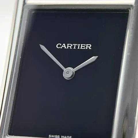 Cartier Tank WSTA0072 33.5mm Stainless steel Black 3