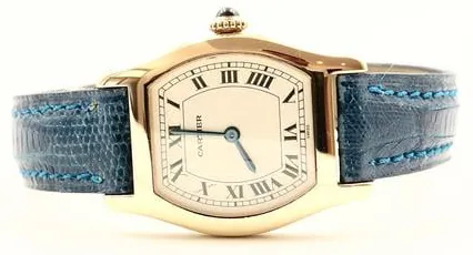 Cartier Tortue 9606 Yellow gold Silver