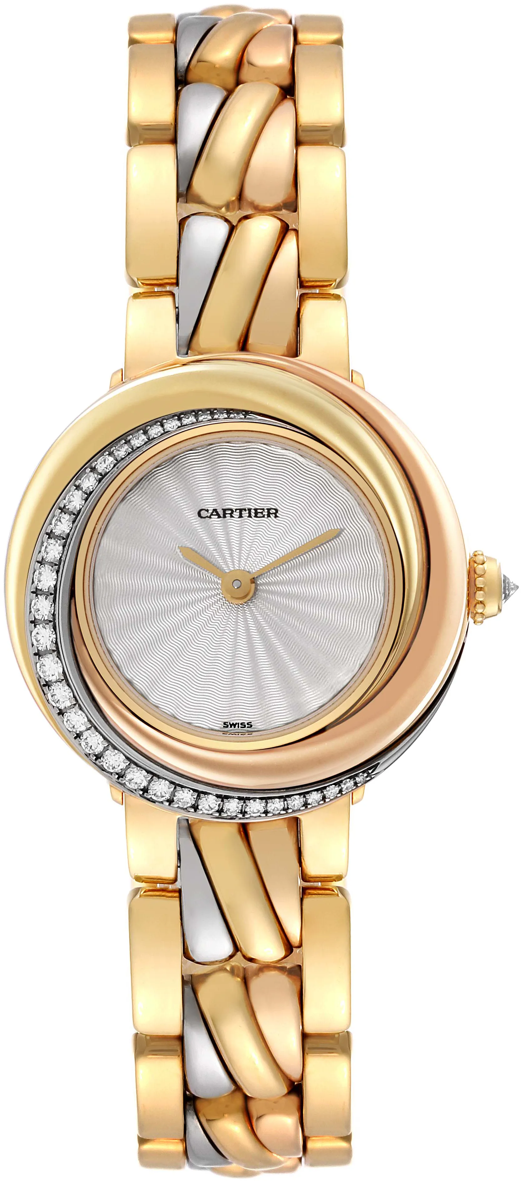 Cartier Trinity WG200151 26.9mm Yellow gold Ivory