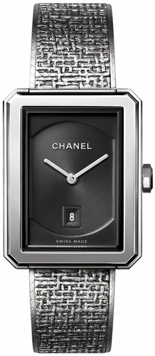 Chanel Boy-Friend H4878 34mm Stainless steel Black