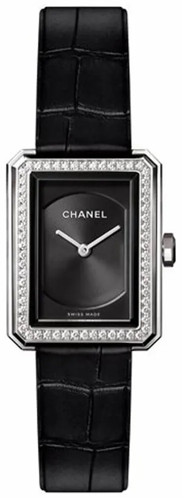 Chanel Boy-Friend H4883 28mm Stainless steel Black