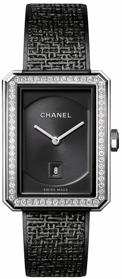 Chanel Boy-Friend H5318 34mm Stainless steel Black