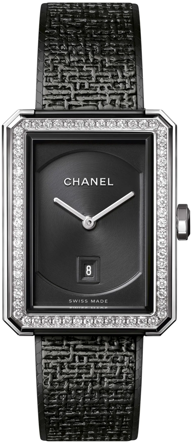 Chanel Boy-Friend H5318 34mm Stainless steel Black