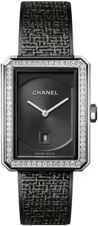 Chanel Boy-Friend H5318 Stainless steel Black