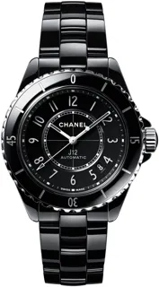 Chanel J12 H5697 Black ceramic Black