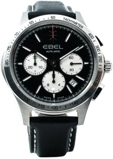 Ebel Wave Gent chronographe 123815 Stainless steel Black and White