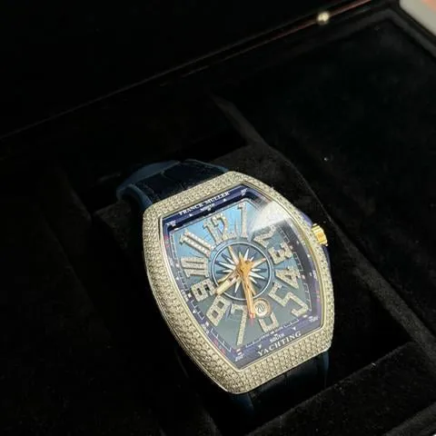 Franck Muller Vanguard V 45 SC DT 44mm Stainless steel Blue 1