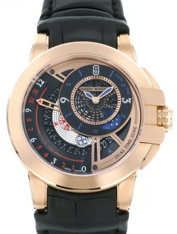 Harry Winston Ocean OCEATZ44RR011 44mm Rose gold Skeletonized