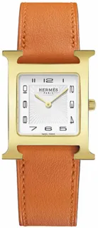 Hermès Heure H 036786WW00 Yellow gold White