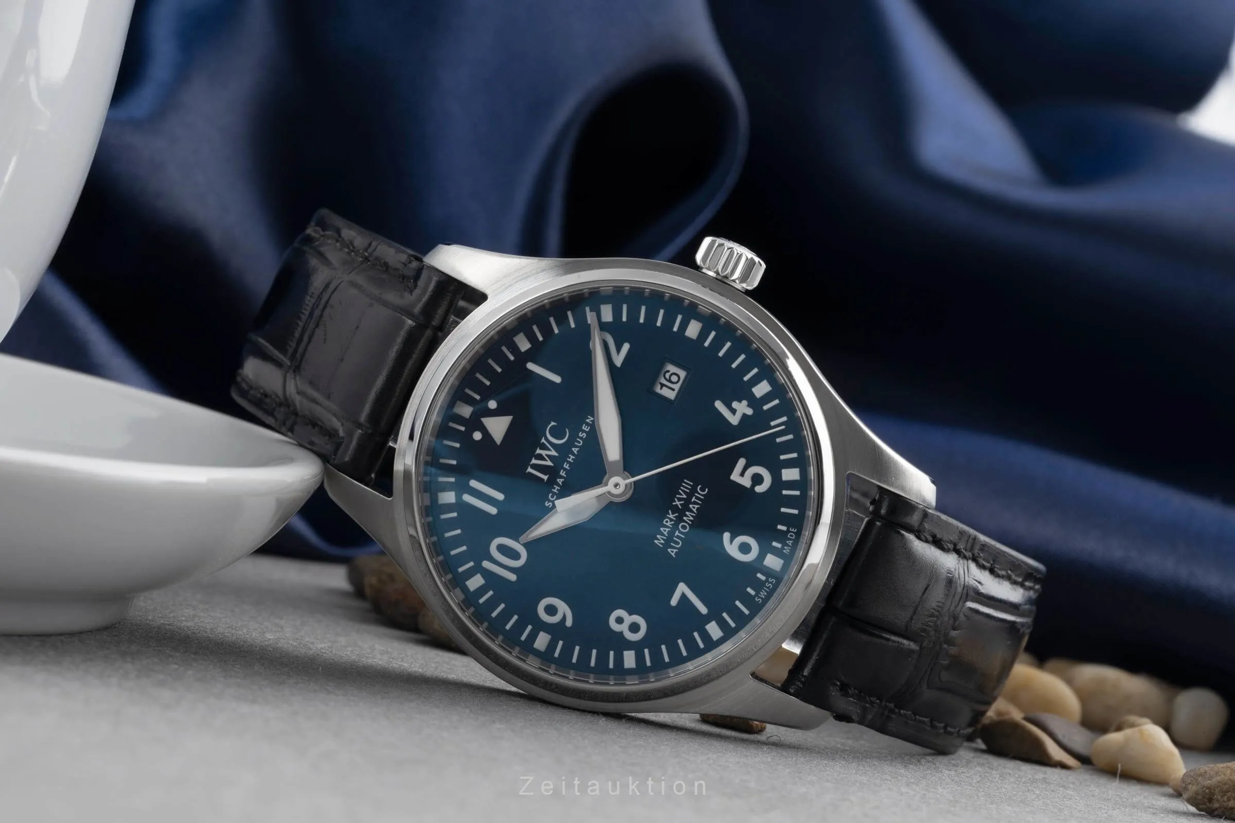 IWC Pilot Mark IW327010 40mm Stainless steel Blue 1