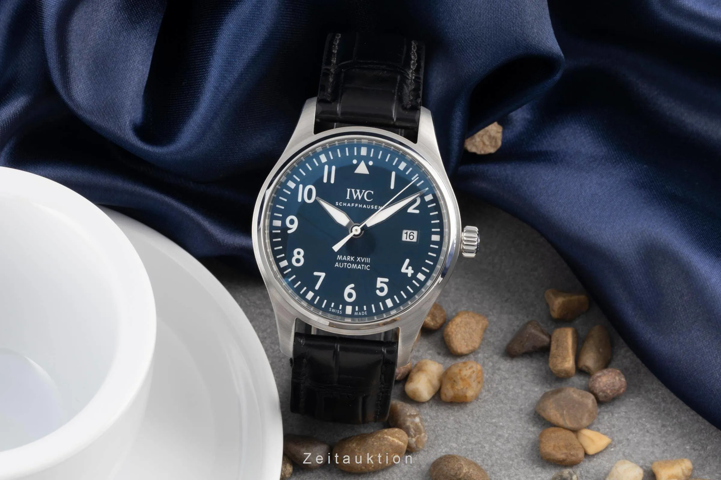 IWC Pilot Mark IW327010 40mm Stainless steel Blue 2