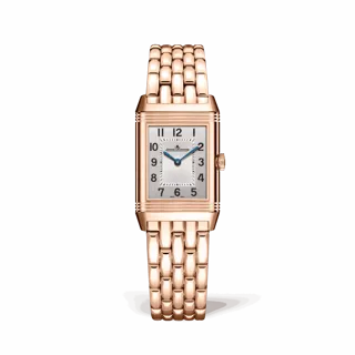 Jaeger-LeCoultre Reverso Classic Small Duetto Q2662130 Rose gold Silver