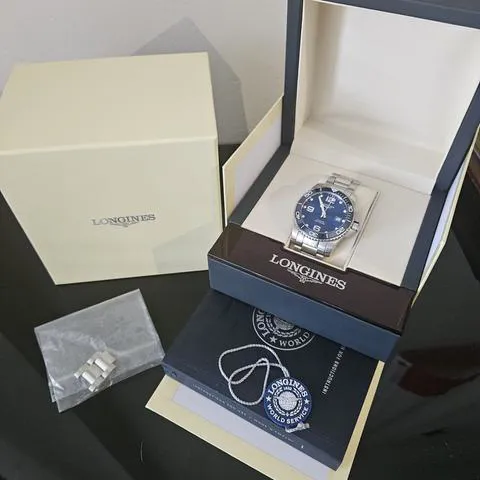 Longines HydroConquest L3.781.4.96.6 41mm Stainless steel Blue