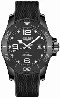 Longines HydroConquest L37844569 Black ceramic Black