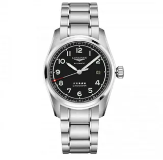 Longines Spirit L3.810.4.53.9 Stainless steel Black