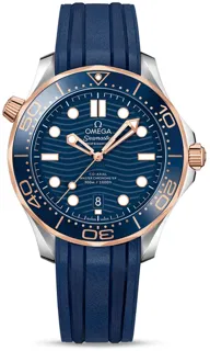 Omega Seamaster Diver 300M 210.22.42.20.03.002 Rose gold Blue