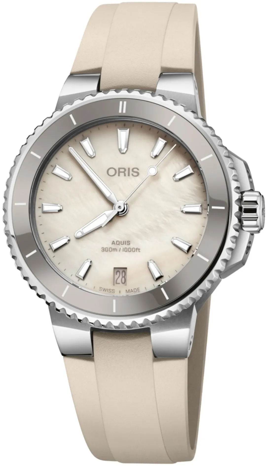 Oris Aquis 01 733 7792 4151-07 4 19 61FC 36.5mm Stainless steel White