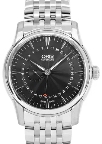 Oris Artelier Small Second 01 744 7665 4054-07 8 22 77 42mm Stainless steel Black