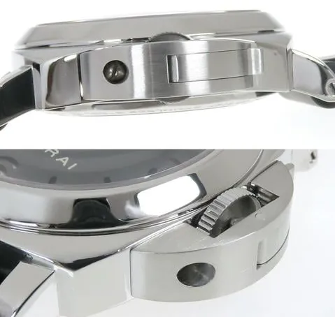 Panerai Luminor Base PAM 00112 53mm Stainless steel Black 5