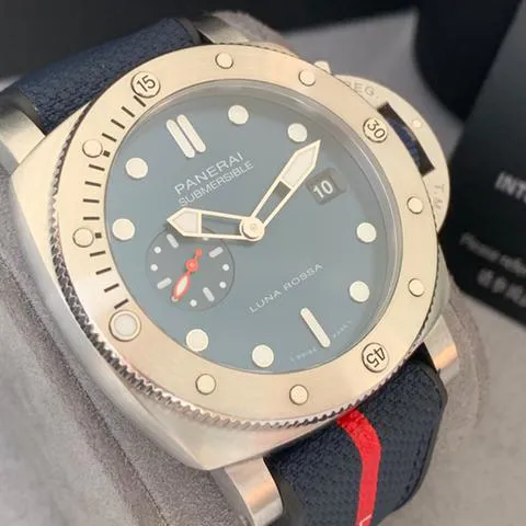 Panerai Submersible PAM 01391 44mm Stainless steel Blue