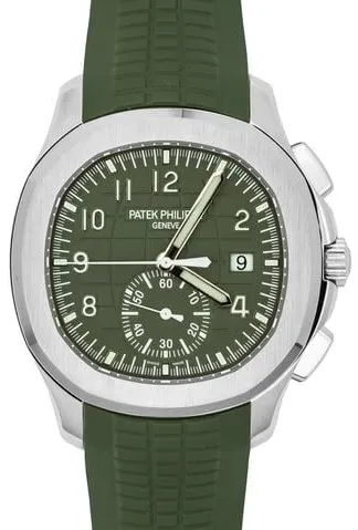 Patek Philippe Aquanaut 5968G-010 42mm White gold Green