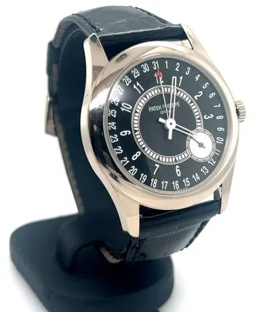 Patek Philippe Calatrava 6006G-001 39mm White gold Black 11