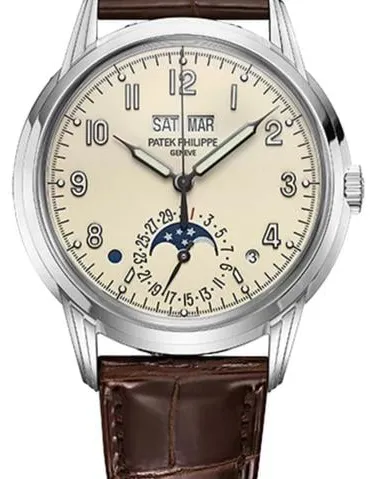 Patek Philippe Perpetual Calendar 5320G-001 40mm White gold Beige