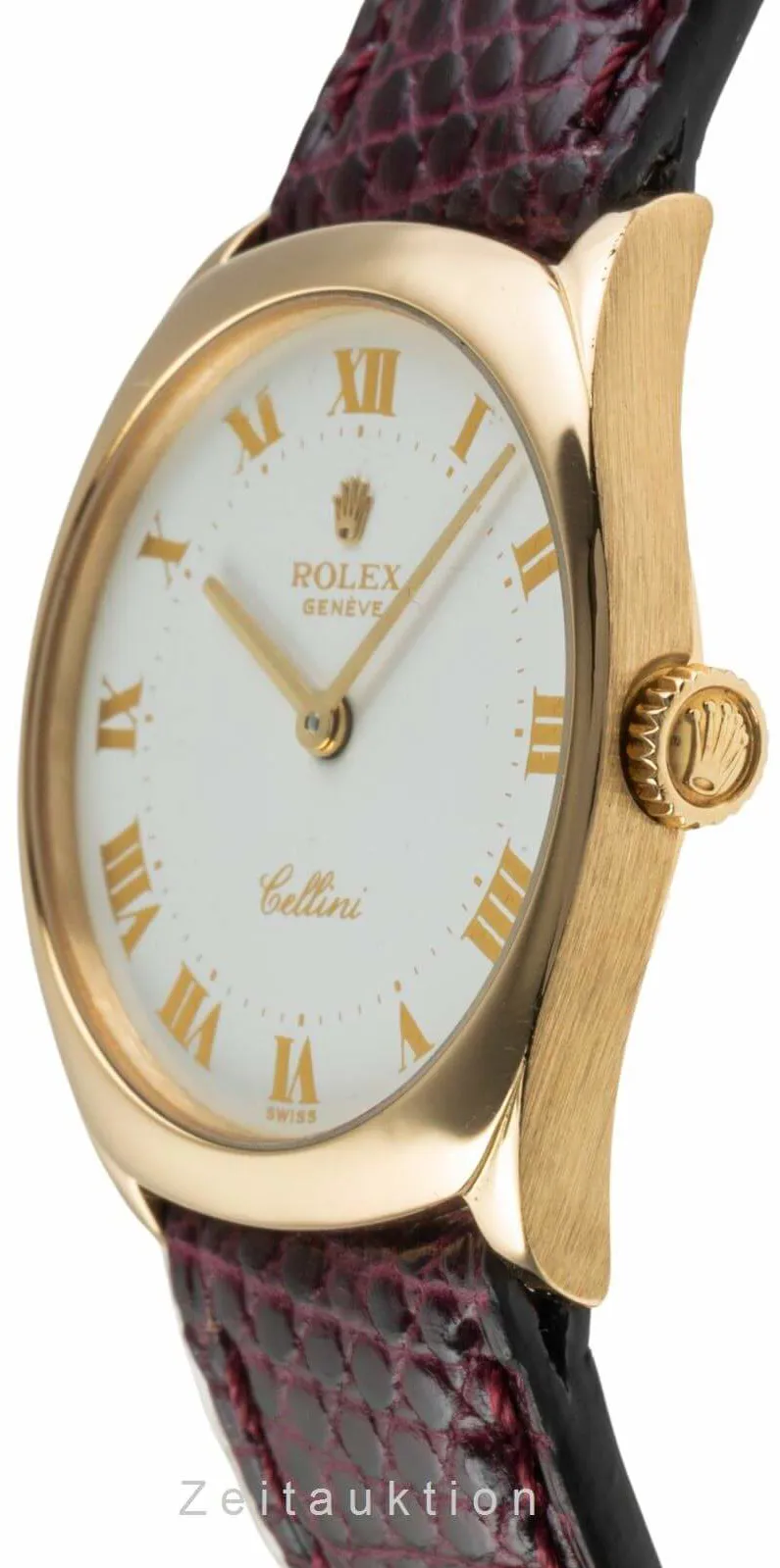 Rolex Cellini 4129 25mm Yellow gold White 5