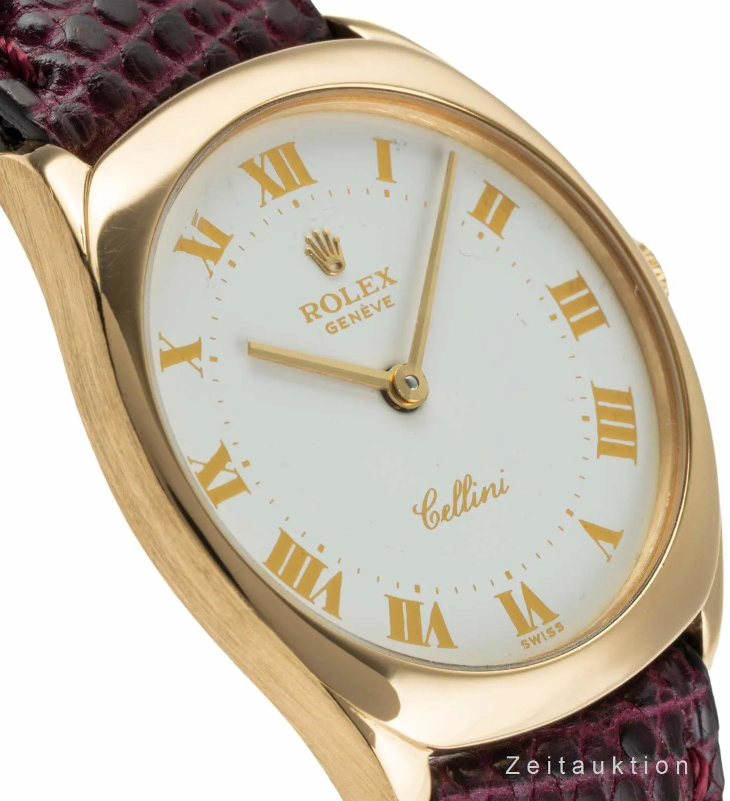 Rolex Cellini 4129 25mm Yellow gold White 9