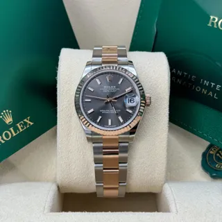 Rolex Datejust 31 278271-0017 Rose gold and Stainless steel Gray