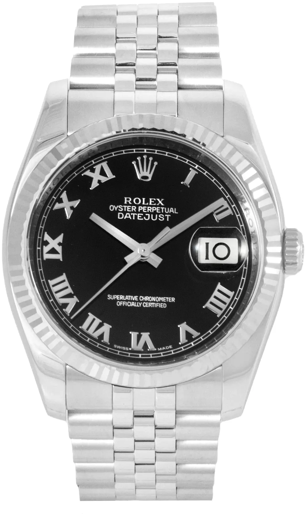 Rolex Datejust 36 116234 36mm Stainless steel Black