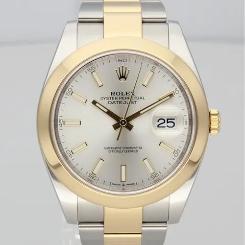 Rolex Datejust 41 126303 41mm Yellow gold and Stainless steel Silver 1