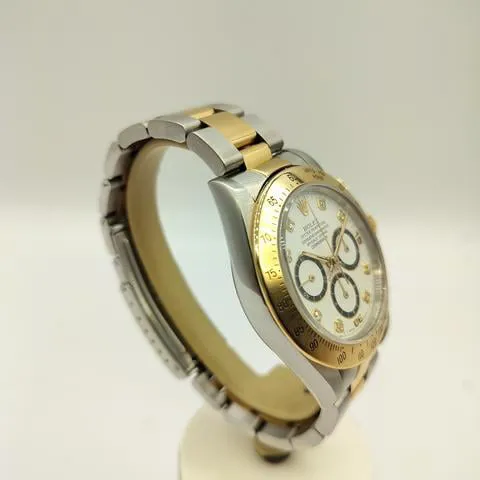 Rolex Daytona 116523 40mm Yellow gold White 2