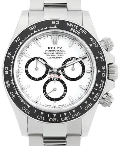 Rolex Daytona 126500LN 40mm Stainless steel White